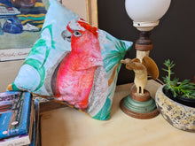 Load image into Gallery viewer, Major Mitchell Aqua Cushion Cover Australian Souvenir 45cm x 45cm