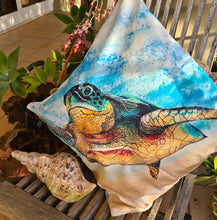 Load image into Gallery viewer, Australian_green_turtle_cushion_cover_etsy_ozresort_oz-art