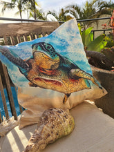 Load image into Gallery viewer, Australian_green_turtle_cushion_cover_ozart