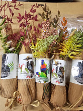 Load image into Gallery viewer, Xmas Bon Bons Wrapped Tea Towels with Australian Wildflowers

