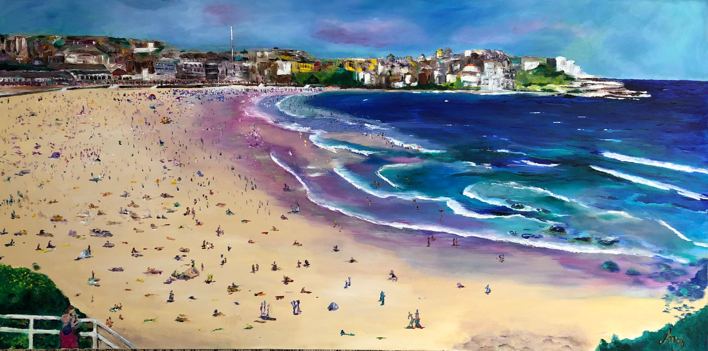 Iconic Bondi Beach Sydney Australia Acrylic Art Printed - Stretch Canvas
