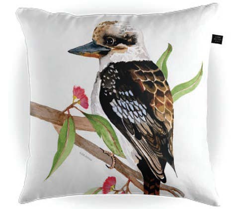Kookaburra Cushion Cover Australian Bird Souvenir 45cm x 45cm