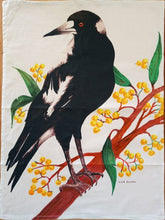 Load image into Gallery viewer, australian_magpie_watercolour_oz-art
