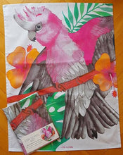 Load image into Gallery viewer, pink_grey_galah_australian_bird_oz-art
