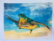 Load image into Gallery viewer, Sea_Turtle_Tea_Towel
