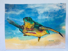 Load image into Gallery viewer, Sea_Turtle_Tea_Towel
