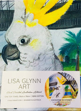 Load image into Gallery viewer, Cocky_in_Sydney_Tea_Towel_Packaging