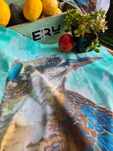Load image into Gallery viewer, Kookaburra King Fisher Australian Souvenir Tea Towel 70cm x 50cm