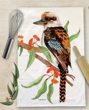 Load image into Gallery viewer, Kookaburra_1_Tea_Towel_ozart
