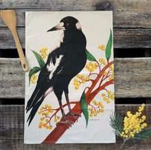 Load image into Gallery viewer, australian_magpie_watercolour_oz-art
