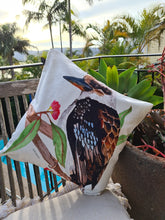 Load image into Gallery viewer, Kookaburra_australian_bird_souvenir_cushion_cover_ozart
