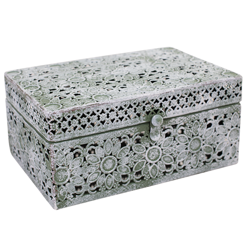 DWBH AC192 Pressed Metal Trinket Box - OZ RESORT