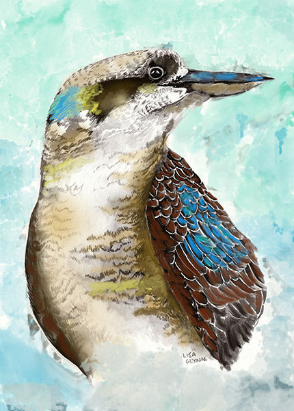 Kookaburra_2_Tea_Towel_Art