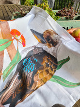 Load image into Gallery viewer, kookaburra_cotton_tea_towel_ozart_ozresort
